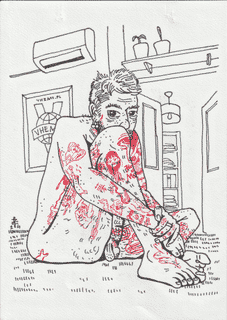 selfportrait-nude-with-vhemt-poster-2024-nsfw